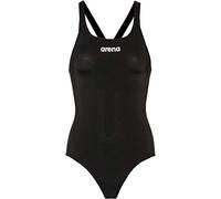 ARENA Damen Sport Badeanzug Solid Swim Pro (Schnelltrocknend, UV-Schutz UPF 50+, Chlorresistent), Black-White (55), 40