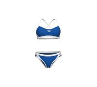 ARENA Womens Icons Bikini Cross BA Damen Bikini blau/weiß - 38