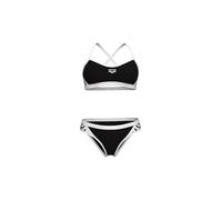 Arena Frauen Bikini Frau Icons Cross Back Solid Schwarz Größe 46