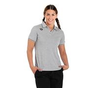 ARENA Damen Team Damen-poloshirt aus Baumwolle Solid T Shirt, Medium Grey Heather, L EU