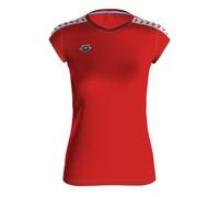 Arena Damen Vintage Shirt Team 001225-401 L RED-WHITE-RED