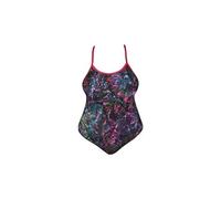 arena damen weit einteiliger badeanzug w mountains texture light drop back one piece plus