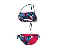 Arena Damen Women's Arena Water Prints Bikini Bandeau Two Piece Swimsuit (1er Pack)