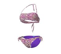 Arena Damen Women's Arena Water Prints Bikini Bandeau Two Piece Swimsuit (1er Pack)