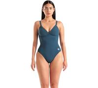 Arena Damen Women's Lara Shapewear Soft Curve Back B Cup One Piece Swimsuit Badeanzug, Mangrove, 40