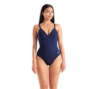 Arena Damen Women's Lara Shapewear Soft Curve Back B Cup One Piece Swimsuit Badeanzug, Marineblau, 42