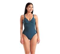 Arena Damen Women's Lara Shapewear Soft Curve Back C Cup One Piece Swimsuit Badeanzug, Mangrove, 44