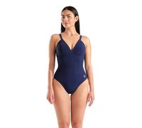 Arena Damen Women's Lara Shapewear Soft Curve Back C Cup One Piece Swimsuit Badeanzug, Marineblau, 46