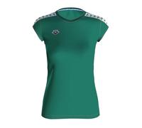 ARENA Damen Women's Team T-Shirt, Evergreen-Weiß-Evergreen, Klein