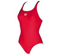 arena Dynamo Junior Einteiliger Badeanzug für Mädchen, Chlor- und Salzbeständiger Sport Badeanzug aus MaxFit Material mit UV-Schutz Faktor 140, Rot (Red)