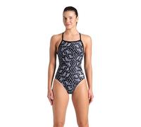 ARENA Escape Light Drop-Back Badeanzug für Damen, Farbe:Schwarz, Größe:38
