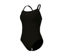 Badeanzug ARENA "arena Feel Damen Solid Lightdrop Back Bustier Badeanzug", Damen, Gr. 40, N-Gr, schwarz (schwarz, schwarz), Obermaterial: 82% Polyester, 18% Elasthan, Badeanzüge (60786200-40) schwarz,