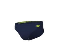 arena Herren Mens Bright Glare Swim Briefs, Navy-Artic Lime, 50 EU