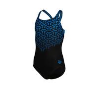 Arena - Girl's Arena Kikko V Swimsuit Swim Pro Back - Badeanzug, Gr. 116, schwarz/blau (Black/BlueChina)
