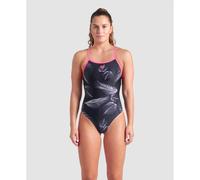 Arena Frozen Leave Lightdrop Back Damen Schwimmanzug, schwarz 38