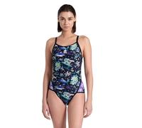 ARENA Fun Planet Capsule Collection Damen-Badeanzug, super Fliegenrücken-Sport-Badeanzug, athletisch, einteilig, Training, Damen-Badeanzug