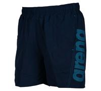 Arena Fundamentals Logo Boxer R Navy-turquoise Größe: S | Badehosen Outlet | Herren | Blau