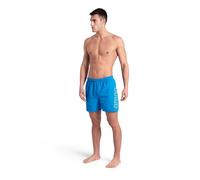 Arena Badeshorts Fundamentals Logo R – Blue Lake/Soft Green – XL