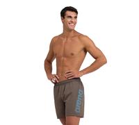 Arena Fundamentals Logo Boxer R Dark Olive-turquoise Größe: S | Badehosen Outlet | Herren | Grün