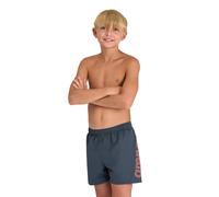 Arena Fundamentals Logo Jr Boxer R Asphalt-nespola Größe: 10-11 | Bademode Outlet | kids