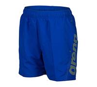 Arena Fundamentals Logo Junior Boxer R Jungen Strand- und Pool-Boxershorts, Badehose aus weichem, recyceltem und schnell trocknendem Material, Strand-Boxershorts mit Netz-Innenslip