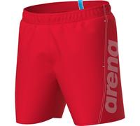 Arena Herren Fundamentals Logo Boxer Swim Trunks, Red-White, XXL EU