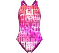 ARENA G Multi Colours Swimsuit V Back PINK Multi-Very Fuchsia - 128