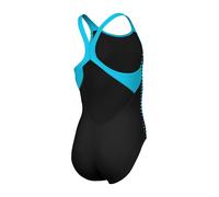 Arena GIRL"S ARENA OPENINGS SWIMSUIT BLACK-TURQUOISE 152