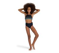 Arena Girls' Graphic Swimsuit Bikini Cro Black Größe: 8-9 | Bademode Outlet | kids | Schwarz