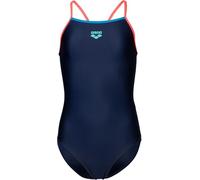 ARENA Girl's Swimsuit Light Drop SOLID Navy-Fluo RED-Fluo RED-Blue China - 152