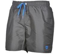Arena Herren Badeshort YARN DYED PL CHECK BOXER 000608-501 M BLACK-WHITE