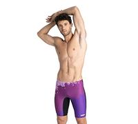 ARENA Herren-Badeanzug, Team-Farbdruck, Jammer, Herren, Störsender, Team Color Print Jammer Athletic Training Swimsuit Bathing Suit, Spraypaint Purple, 20