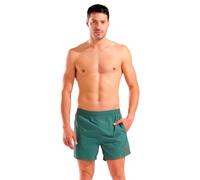 ARENA Herren Badehose Badeshorts Beachwear Badeboxer Freizeitshort Bywayx R, Farbe:Grün, Größe:XL, Artikel:-641 sage/red