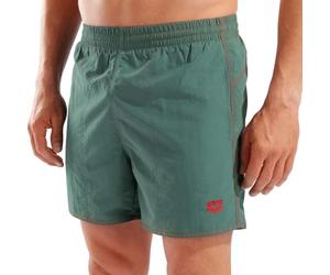 ARENA Herren Badehose Badeshorts Beachwear Badeboxer Freizeitshort Bywayx R, Farbe:Grün, Größe:XL, Artikel:-641 sage/red