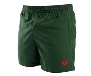 ARENA Herren Badehose Badeshorts Beachwear Badeboxer Freizeitshort Bywayx R, Farbe:Grün, Wäschegröße:XL, Artikel:-641 sage/red