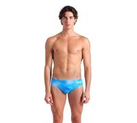 Arena Herren Badehose Badeslip Schwimmhose Swim Briefs Allover, Farbe:Blau, Artikel:-707 Blue Multi, Größe:6
