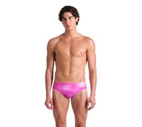 Arena Herren Badehose Badeslip Schwimmhose Swim Briefs Allover, Farbe:Pink, Artikel:-909 Shocking pink Multi, Größe:7
