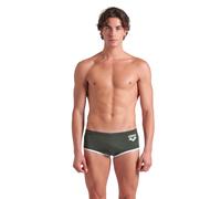 Arena Herren Badehose ONE LOW WAIST BIG LOGO 008549-611 7 Dark Sage-White