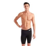 Arena Herren Badehose Schwimmhose Snakeskin Swim Jammer, Farbe:Schwarz, Artikel:-500 Black/Team Black, Größe:4
