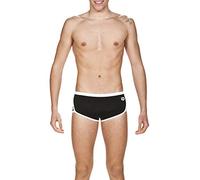 arena Herren Badehose Team Stripe (Schnelltrocknend, UV-Schutz UPF 50+, Chlorresistent, Kordelzug), Black-White (501), 6