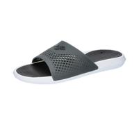 Arena Badeschuhe Bruno Unisex mit Ablauflöchern, rutschfest, Größe 42 White-Black-Grey