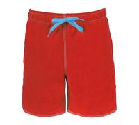 arena Herren Badehose Boxer Fundamentals Solid Red/Turquoise S (3468335699264)