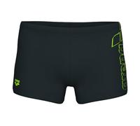 Badehose ARENA "MEN'S ARENA SCRATCHY SWIM SHORT", Herren, Gr. 8, N-Gr, grau (asphalt), Obermaterial: 80% Polyamid, 20% Elasthan, sportlich, Badehosen (96888323-8) asphalt