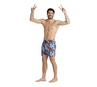 Arena Men's Beach Boxer Allover Red Multi Größe: XXL | Badehosen Outlet | Herren | Rot