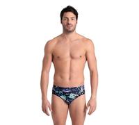 Arena Herren Fun Planet Capsule Collection Men's Swim Briefs Schwimm-Slips, Schwarz Multi, 32