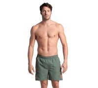 Arena Herren Fundamentals Logo Boxer Badeshorts olivgrün S