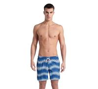 ARENA Herren Men’s Prints Allover Boxer Beach Shorts Pool Water Sports Swimming Badehose, Blauer See/Mehrfarbig, X-Large