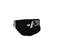 ARENA Herren Mens Graphic Swim Briefs, Black-White, 6 EU