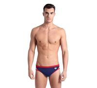 ARENA Herren Men's Icons Solid Swim Briefs Schwimm-Slips, Marineblau/rot, 36