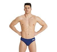 Arena Herren Men's Team Swim Briefs Solid Badehosen Slip, Navy-White, 4 EU